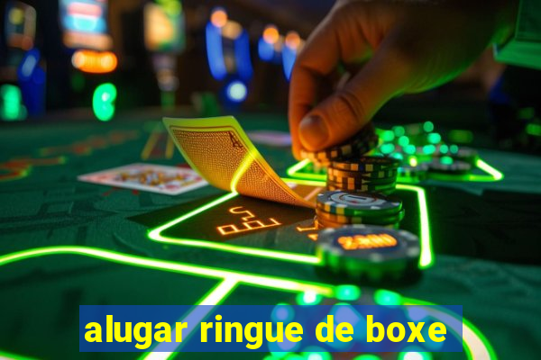 alugar ringue de boxe